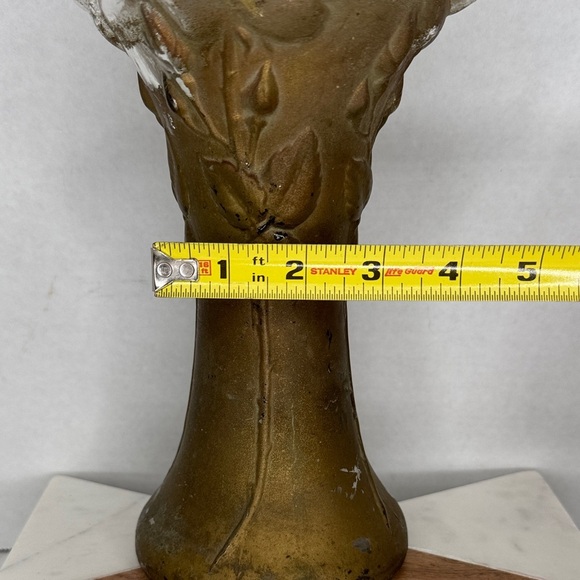 Antique Goofus Glass Vase 1900-1920 - Picture 9 of 10